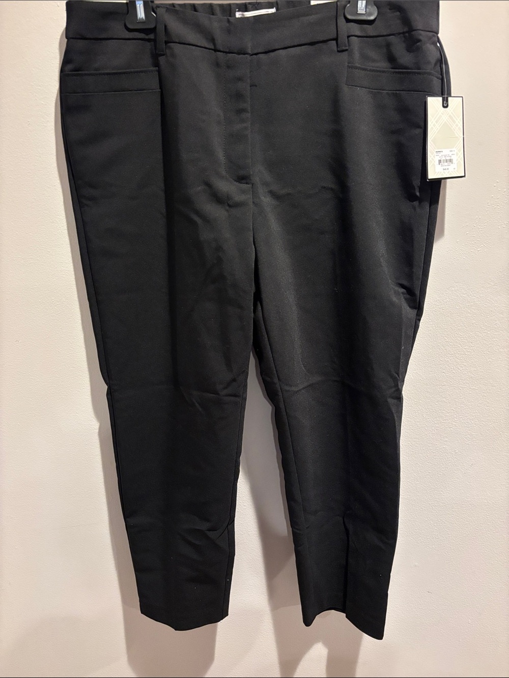 Dana Buchman Black Ponte Ankle Pants size 14